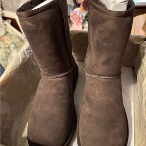 UGG Chocolate Suede Boots